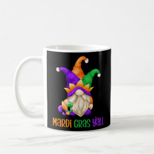 cute mardi gras gnome voor leraar geel mardi gr koffiemok