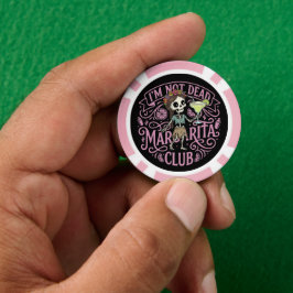 Cute Margarita  Skelton Poker Chips