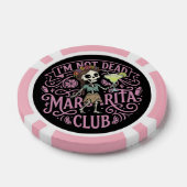 Cute Margarita Skelton Poker Chips (Enkel)