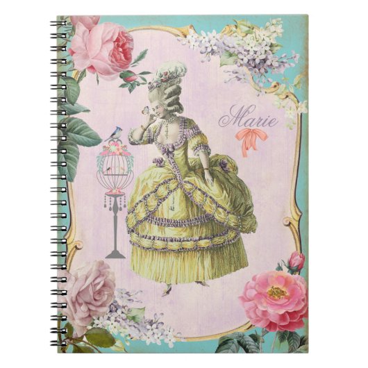 Cute Marie Antoinette - Carnet / 6.5x8.75 (Devant)