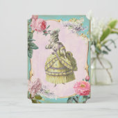 Cute Marie Antoinette - Uitnodigingen (Staand voorkant)