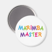 Cute Marimba Master Magneet (Voorkant / Achterkant)