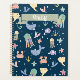 Cute Marine Vie Motif sans joint