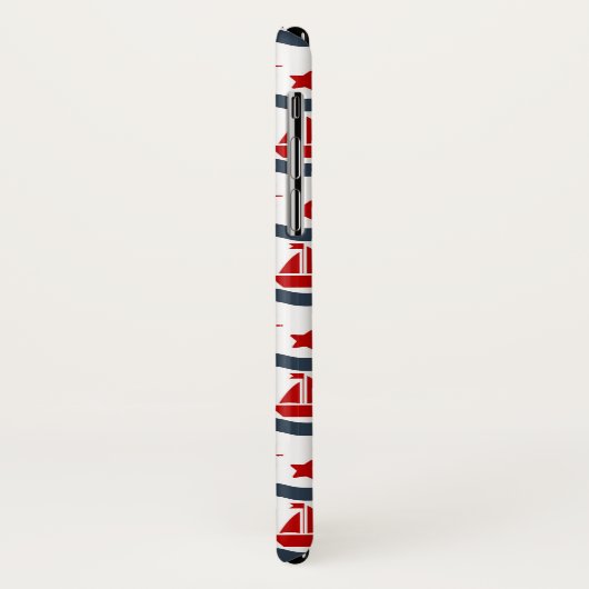 Cute Maritime Pattern Case-Mate iPhone Case (Achterkant/links)