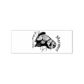 Cute Marmot Animal Thunder_Cove Rubberstempel (Gestempeld)