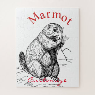 Cute Marmot Dier Thunder_Cove Legpuzzel