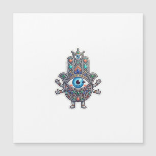 Cute Marokkaanse Amazigh Hamsa Boze Oog Kawaii Sti