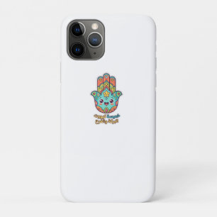 Cute Marokkaanse Kawaii Hamsa Hamsa Hand Sticker iPhone 11 Pro Hoesje