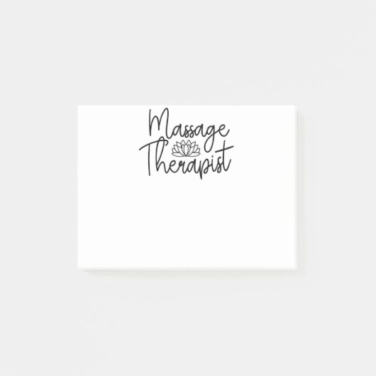 Cute Massage Therapist Post-it® Notes (Voorkant)