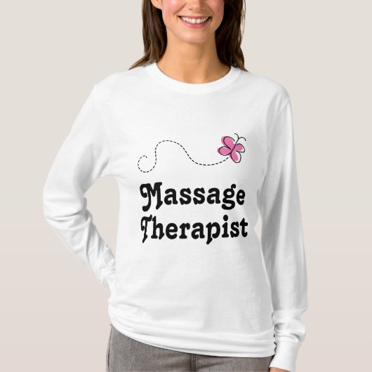 Cute Massage Therapist T-shirt (Voorkant)