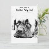 Cute Mastiff hond Kaart (Staand voorkant)