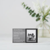 Cute Mastiff hond Visitekaartje (Staand voorkant)