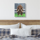 Cute Mastodon Canvas Afdruk (Insitu (Slaapkamer))