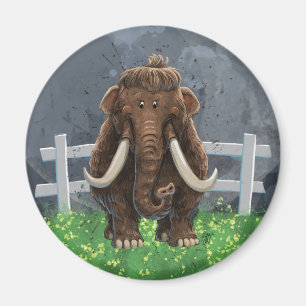 Cute Mastodon Magneet