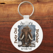 Cute Mastodon Sleutelhanger (Voorkant)