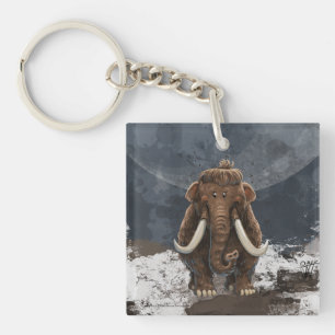 Cute Mastodon Sleutelhanger