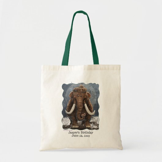 Cute Mastodon Tote Bag (Voorkant)