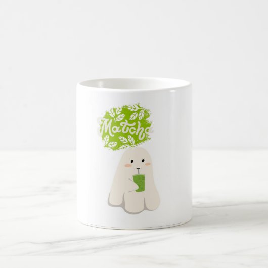 Cute matcha mug koffiemok (Center)