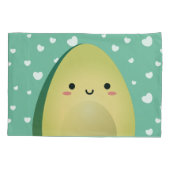 Cute Matching Couple Avocados Funny zorgt ervoor d Kussensloop (Achterkant)