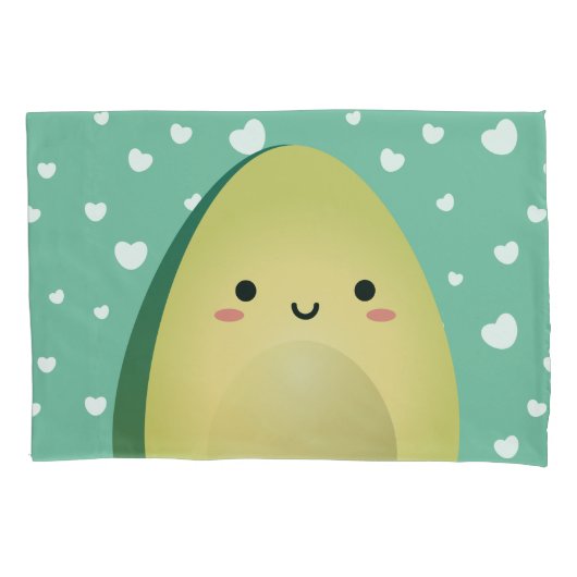Cute Matching Couple Avocados Funny zorgt ervoor d Kussensloop (Voorkant)