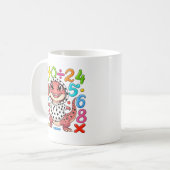 Cute Maths Dinosaur Numbers Mug for Kids (Devant gauche)