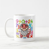 Cute Maths Dinosaur Numbers Mug for Kids Koffiemok (Links)