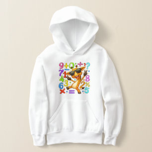 Cute Maths Vos Nummers Hoodie voor Kinderen