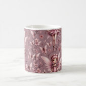 Cute Mauve Pixie Fairy Mug (Centre)