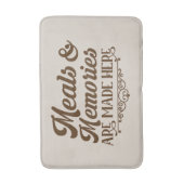 Cute meals memories word art  badmat (Voorkant Verticaal)