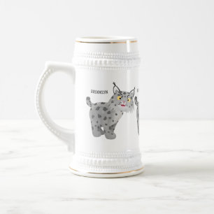 Cute mean bobcat lynx cartoon bierpul