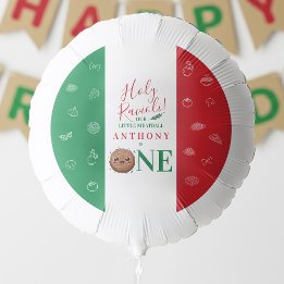Cute Meatball Italian Birthday Party  Ballon