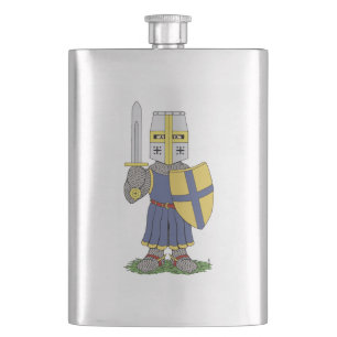 Cute Medieval Knight Flacon