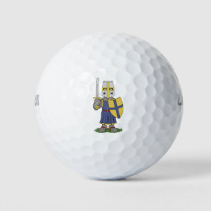 Cute Medieval Knight Golfballen
