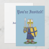 Cute Medieval Knight Kaart (Voorkant / Achterkant)