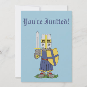 Cute Medieval Knight Kaart