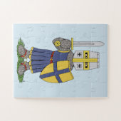 Cute Medieval Knight Legpuzzel (Horizontaal)