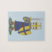 Cute Medieval Knight Legpuzzel (Horizontaal)