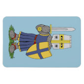 Cute Medieval Knight Magneet (Horizontaal)