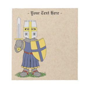 Cute Medieval Knight Notitieblok