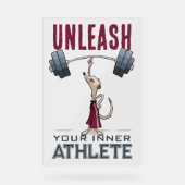 Cute Meerkat dévoile votre dessin d'athlète intéri (Recto)