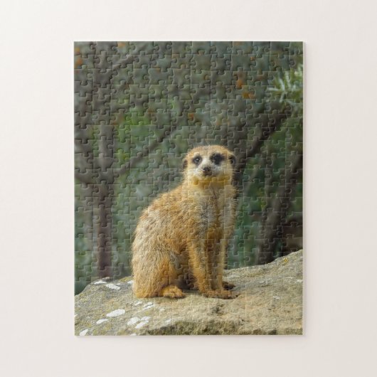 Cute Meerkat-foto Legpuzzel (Verticaal)