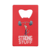 Cute Meerkat Strong Stuff Poids Carton (Dos)