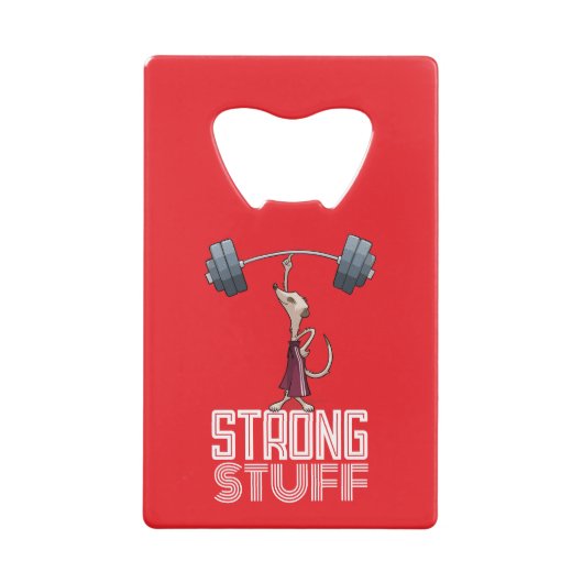 Cute Meerkat Strong Stuff Poids Carton (Dos)