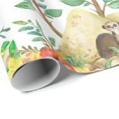 Cute Meerkats Fun Kinder Animals Glossy Wrapping Cadeaupapier (Rol Hoek)