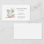 Cute Mélangeur de cuisine carte de visite (Devant / Derrière)