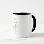 Cute Meow Cat Coffee Mug (Devant droit)