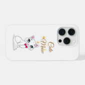 Cute Meow Cat Phone Case  (Verso Horizontal)
