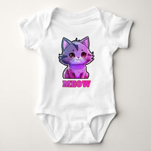 Cute Meow Romper (Voorkant)