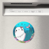 Cute Meowmaid Magnet Magneet (Insitu (Vaatwasser))