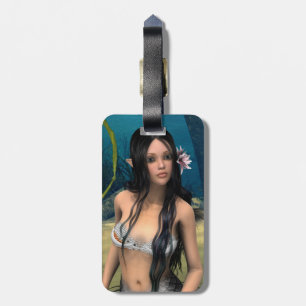 Cute Mermaid Bagagelabel
